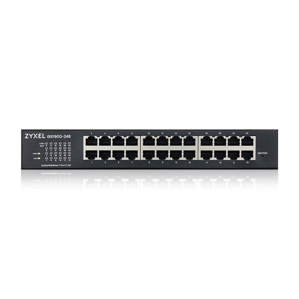 ZyXEL GS1900-24Ev3 24port GbE LAN smart menedzselhető switch