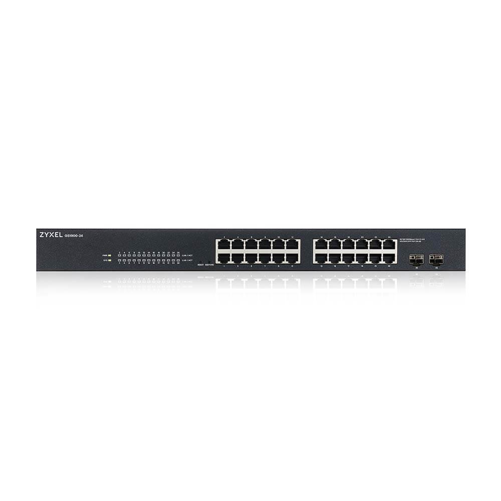 ZyXEL GS1900-24v2 24port GbE LAN smart menedzselhető switch