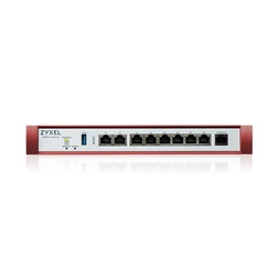 ZyXEL USGFLEX200HP 1x2.5GbE & 1x2.5GbE PoE+ Multi-Gig 6xGbE LAN/DMZ 1xUSB port Tűzfal + 1 év Gold Security Pack