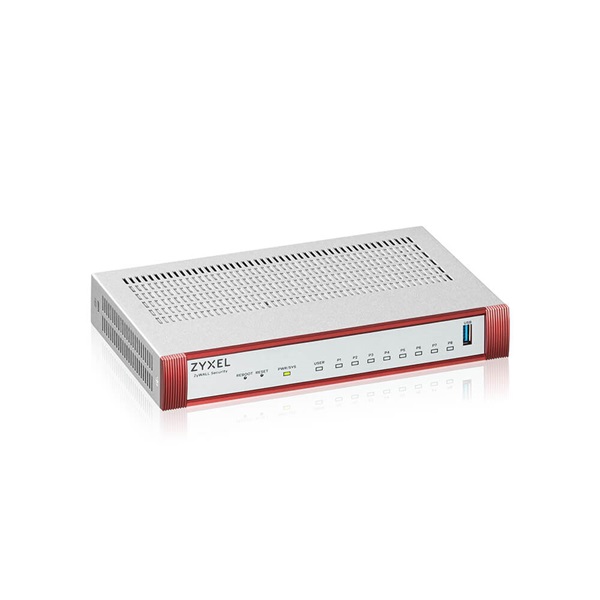 ZyXEL USGFLEX200H 2x2.5GbE Multi-Gig 6xGbE LAN/DMZ 1xUSB port Tűzfal + 1 év Entry Defense Pack