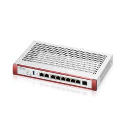 ZyXEL USGFLEX200H 2x2.5GbE Multi-Gig 6xGbE LAN/DMZ 1xUSB port Tűzfal + 1 év Gold Security Pack