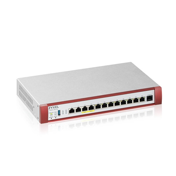 ZyXEL USGFLEX500H 2x2.5GbE Multi-Gig 2x2.5GbE PoE+ 8xGbE LAN/DMZ 1xUSB port Tűzfal + 1 év Entry Defense Pack