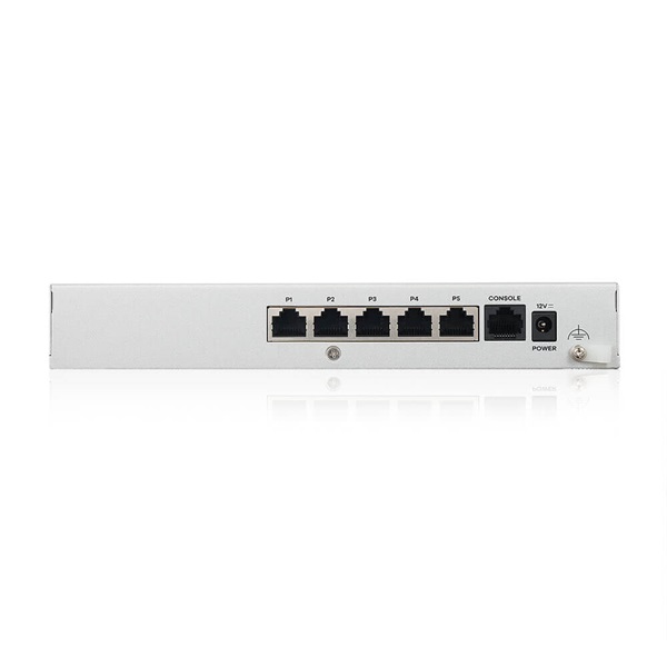 ZyXEL USGFLEX50HP 4xGbE LAN/DMZ 1xGbE PoE+ LAN 1xUSB port Tűzfal + 1 év Entry Defense Pack