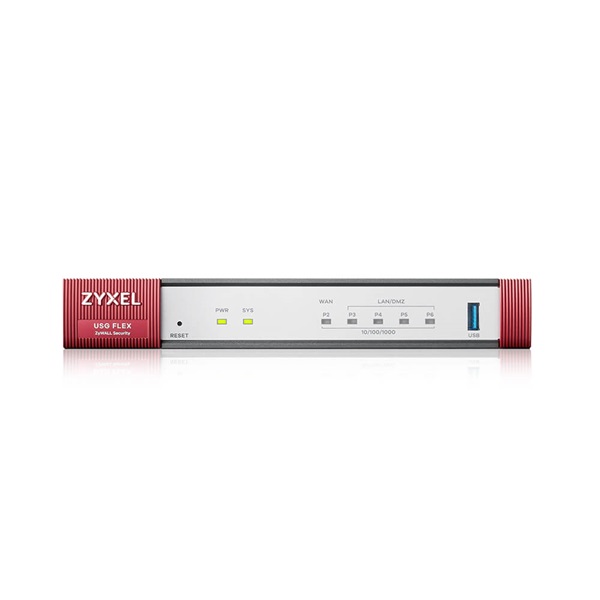 ZyXEL USGFLEX50 4xGbE LAN/DMZ 1xWAN 1xUSB port Tűzfal