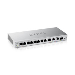 ZyXEL XGS1250-12 v2 8xGbE LAN 3x10GbE Multi-Gig LAN 1x SFP+ port web menedzselhető switch