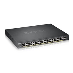 ZyXEL XGS1930-52HP 48port GbE LAN PoE (375W) 4port 10GbE SFP+ L2+ menedzselhető switch