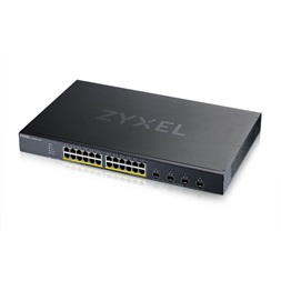 ZyXEL XGS1935-28HP 24xGbE PoE LAN (375W) 4xSFP+ port Lite-L3 smart menedzselhető PoE switch