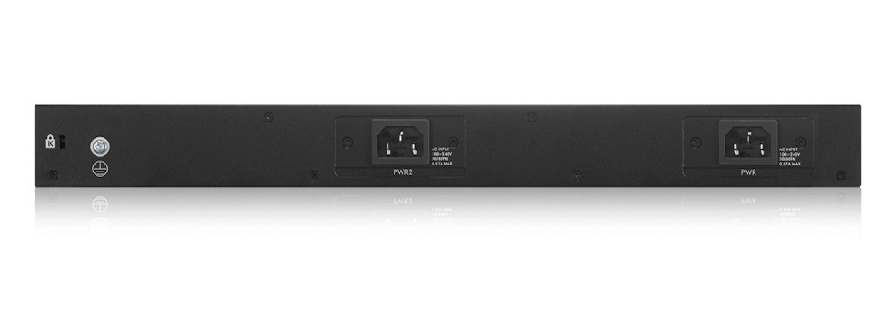 ZyXEL XGS4600-32F 24port GbE SFP 4port GbE combo RJ45/SFP 4port 10GbE SFP+ L3+ menedzselhető, stackelhető switch