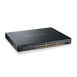 ZyXEL XMG1930-30HP 24x2.5GbE Multi-Gig PoE+ LAN (700W) 4x10GbE RJ45 2xSFP+ port L2 Smart menedzselhető PoE switch