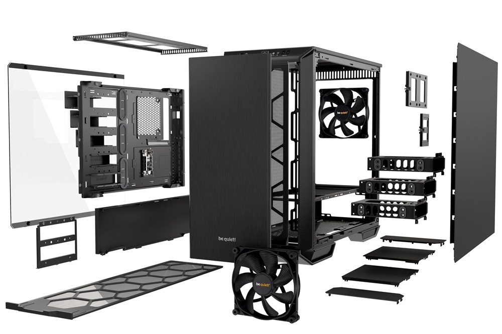 Be Quiet! Dark Base 700 fekete/ezüst (táp nélküli) ATX ház