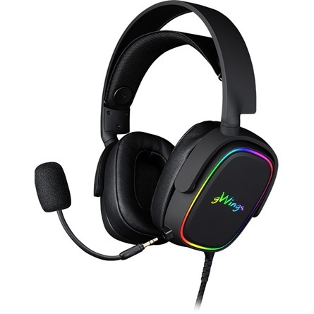 gWings GW-9100HS fekete gamer headset