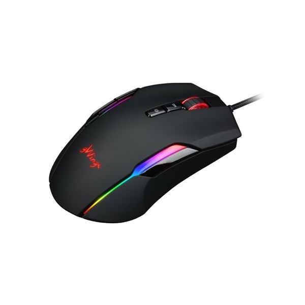 gWings GW-9200m optikai USB gaming egér fekete