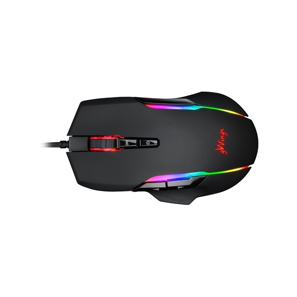 gWings GW-9200m optikai USB gaming egér fekete