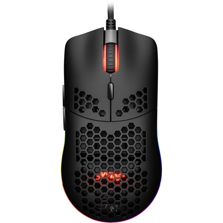 gWings GW9600M optikai USB gaming egér fekete