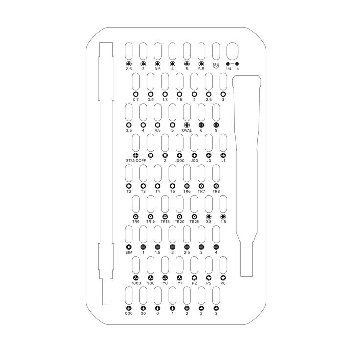 iFixit Mako Precision 64 bitfejes csavarhúzó szett