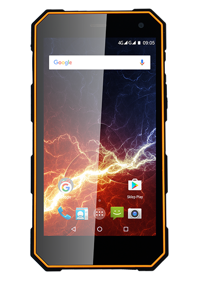 HAMMER ENERGY 2 5,5" 3/32GB LTE Dual SIM fekete-narancs csepp-, por- és ütésálló okostelefon