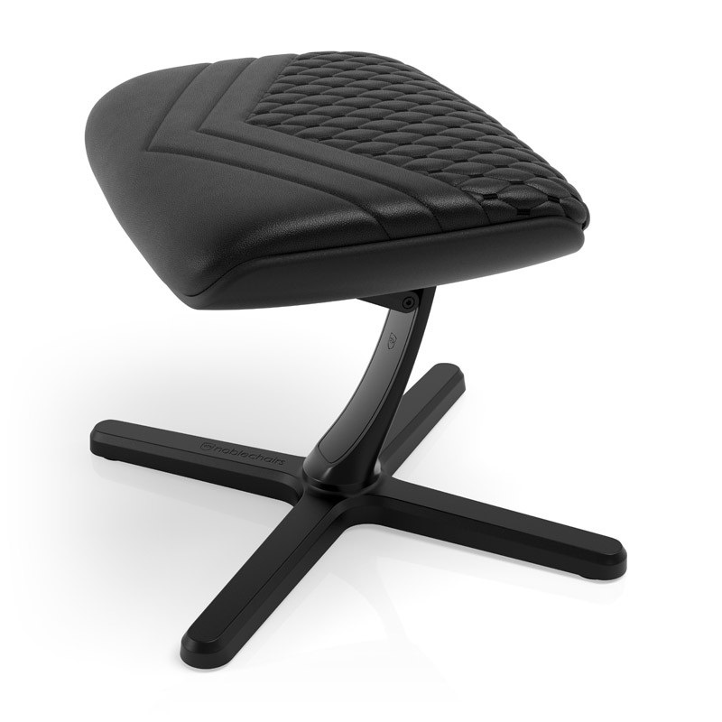 noblechairs lábtartó Footrest2, valódi bőr fekete